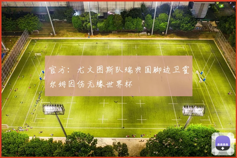 官方：尤文图斯队瑞典国脚边卫霍尔姆因伤无缘世界杯